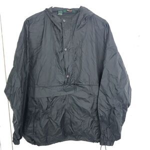 J Crew Jacket Mens M Windbreaker Oarsman Hooded Pullover Slick Vintage Nylon